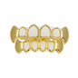 Hip-hop polished braces with gold electroplating