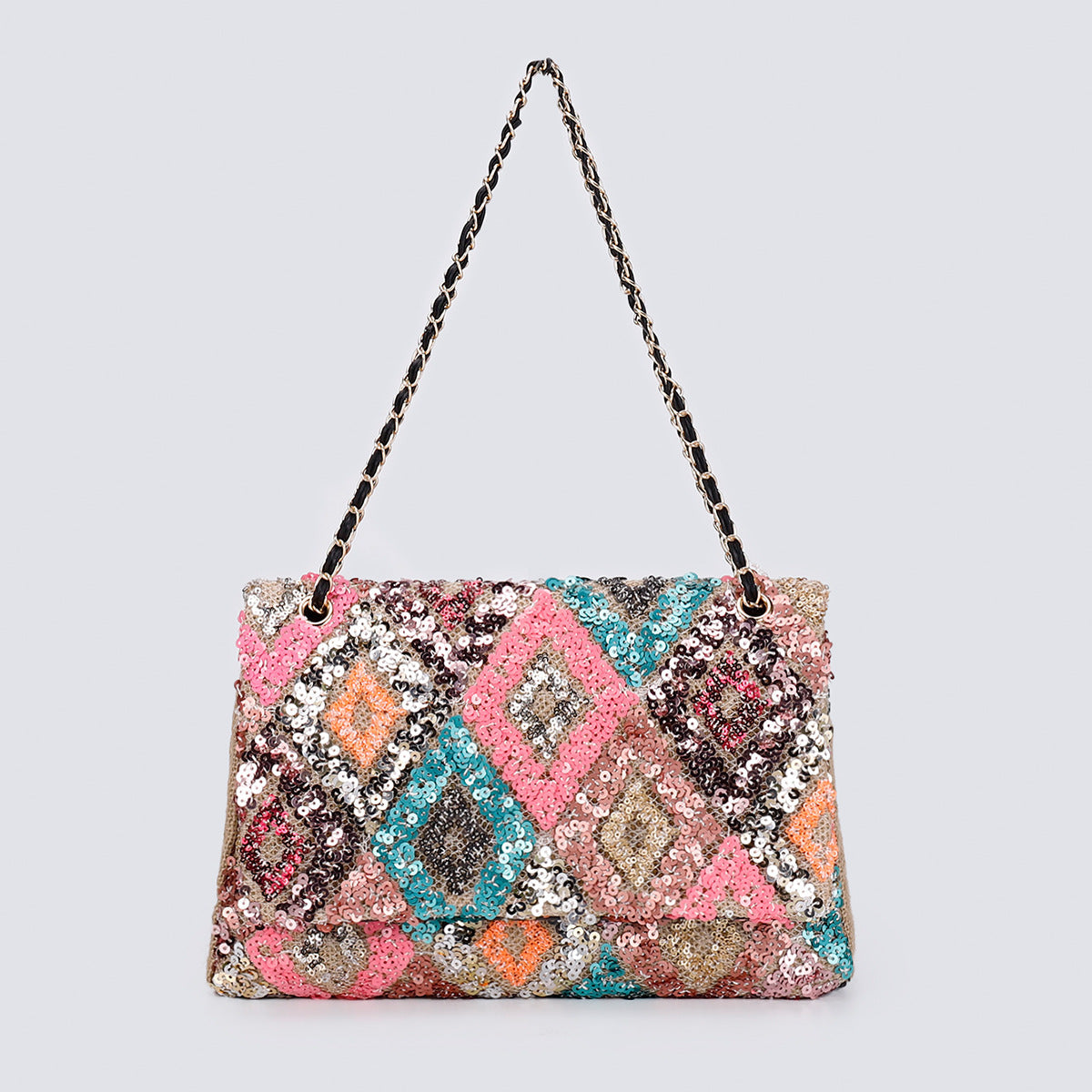 Embroidered Sequins Summer Niche Woven Straw High Bags Rirati