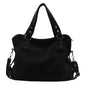 Women's Retro Fashionable Simple Korean Style Large Backpacks Rirati