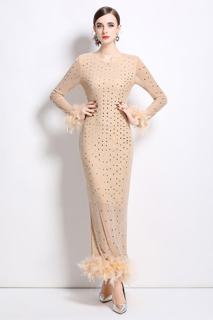 WOMEN FASHION MAXI PARTY DRESS BY CLAUDE
