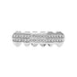 Hip-hop diamond-encrusted and gold-plated teeth grillz