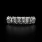 Hip-hop polished braces with gold electroplating