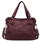 Women's Retro Fashionable Simple Korean Style Large Backpacks Rirati