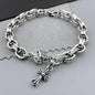 Retro domineering bracelet hip-hop personality men's cross bracelet