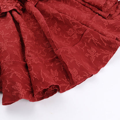 Alt Goth Fairy core Grunge Lolita Skirt Women Dark Gothic