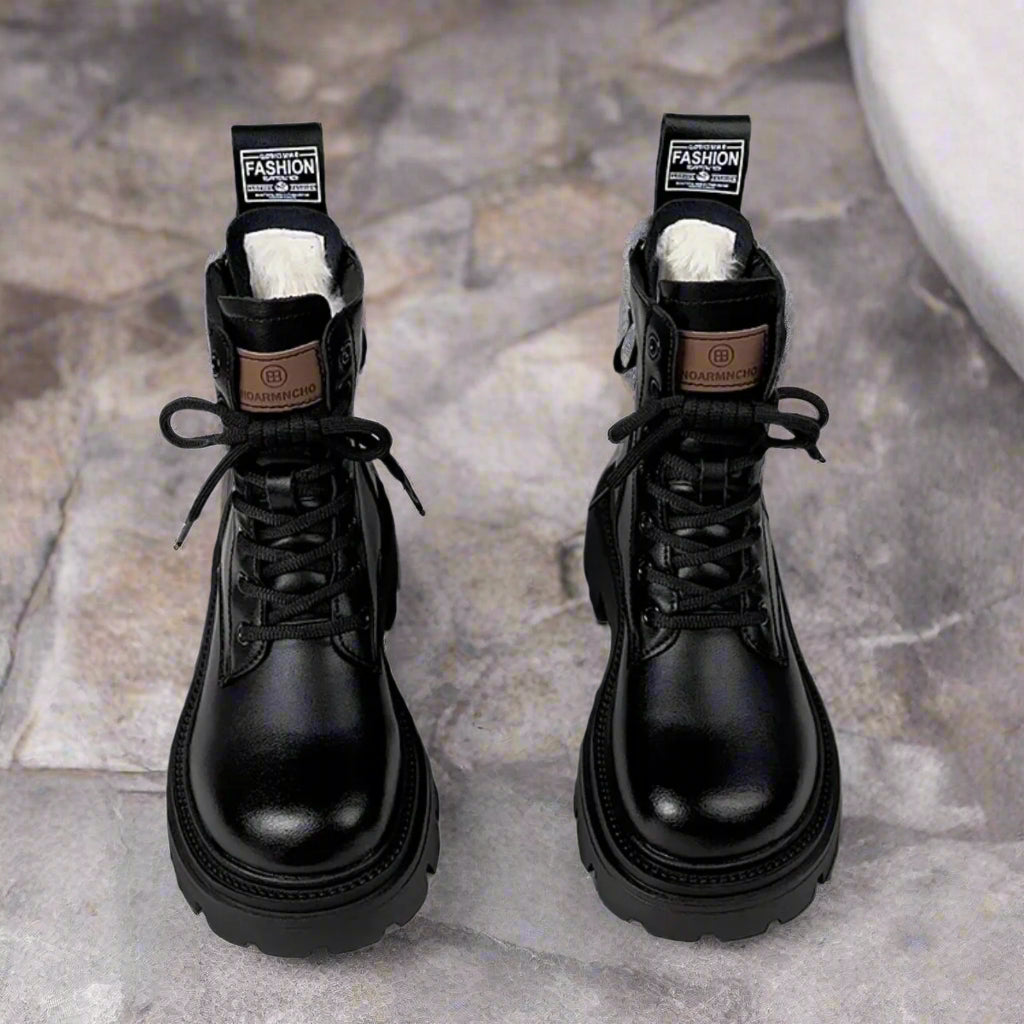 Fur Integrated Thick Bottom Winter Boots FitiqueFit