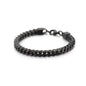Stainless steel round grinding Cuban bracelet