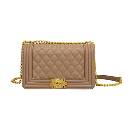 Women's Embroidery Line Fashion Classic Style Chain Shoulder Bags Rirati