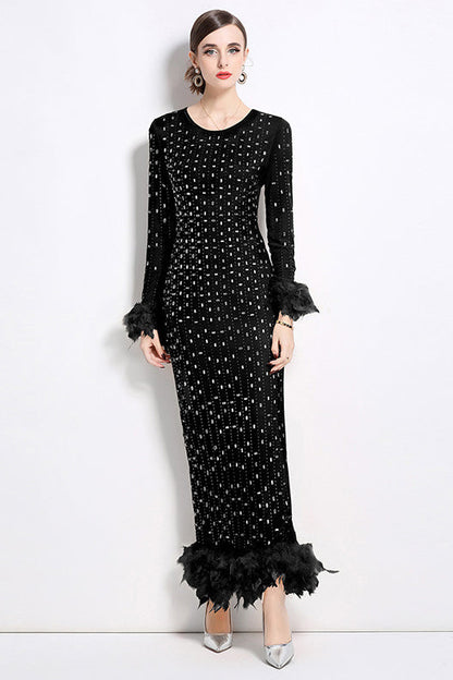 WOMEN FASHION MAXI PARTY DRESS BY CLAUDE
