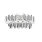 Hip-hop polished braces with gold electroplating