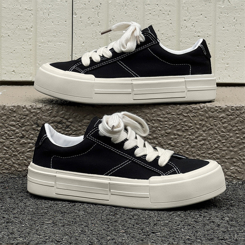 Women’s Canvas Platform Skate Shoes — Casual & Sporty Lifted Sneakers FitiqueFit