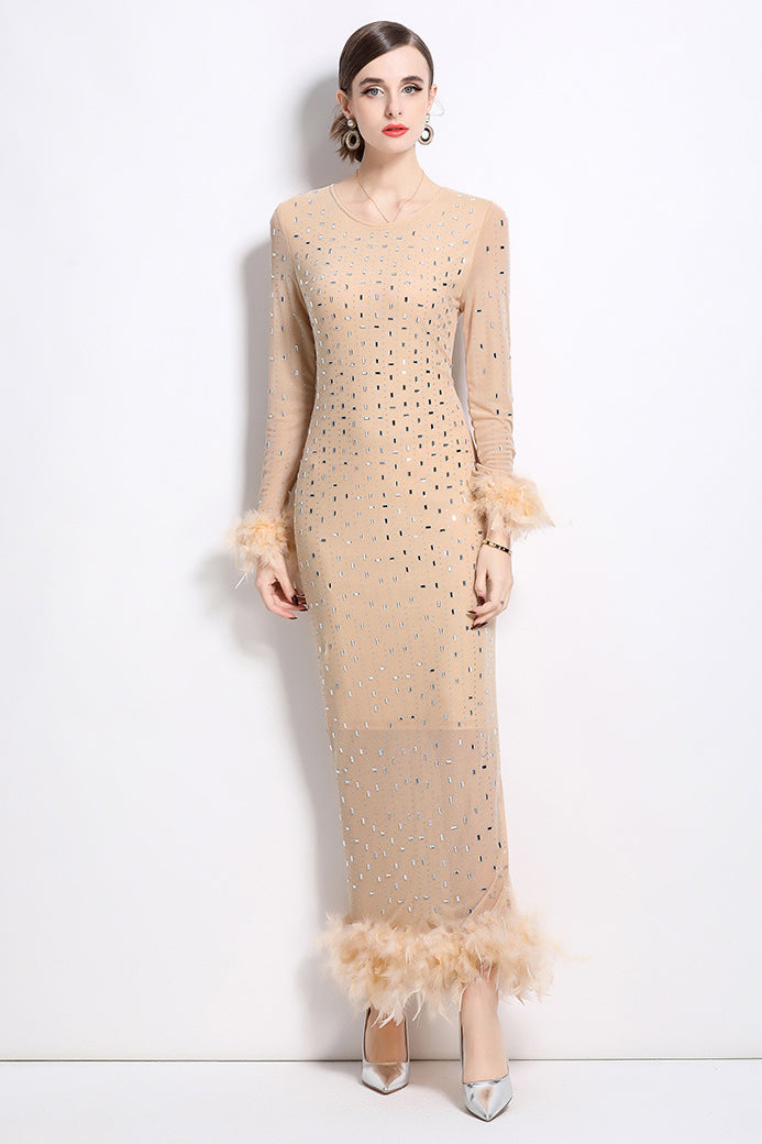 WOMEN FASHION MAXI PARTY DRESS BY CLAUDE