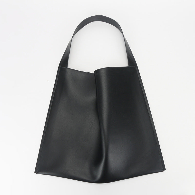 Women's Genuine Leather Korean Style Simple Fashion Shoulder Bags Rirati