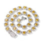Inlaid Zircon Rock Sugar Necklace Trendy Personality Necklace