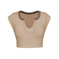 Slim Fit Ultra Short Sexy Spicy Girls Top Knitted Thread T-shirt