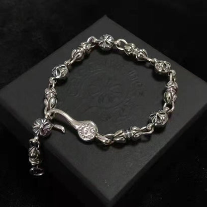 Retro domineering bracelet hip-hop personality men's cross bracelet