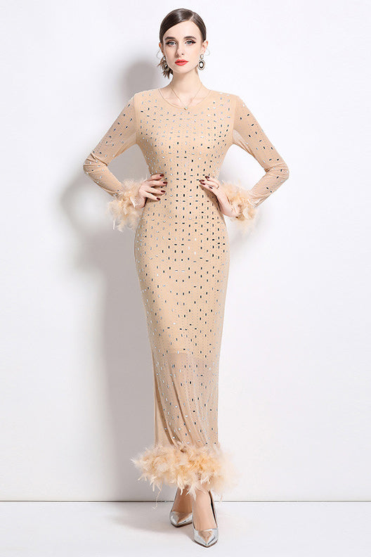 WOMEN FASHION MAXI PARTY DRESS BY CLAUDE
