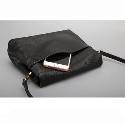 Women's Genuine Leather Simple Fashion Street Cowhide Shoulder Bags Rirati