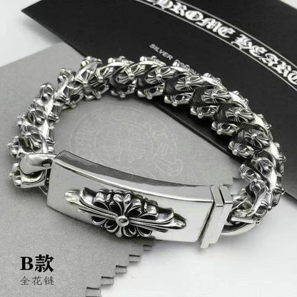 Retro domineering bracelet hip-hop personality men's cross bracelet