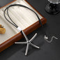 starfish necklace geometric long necklace