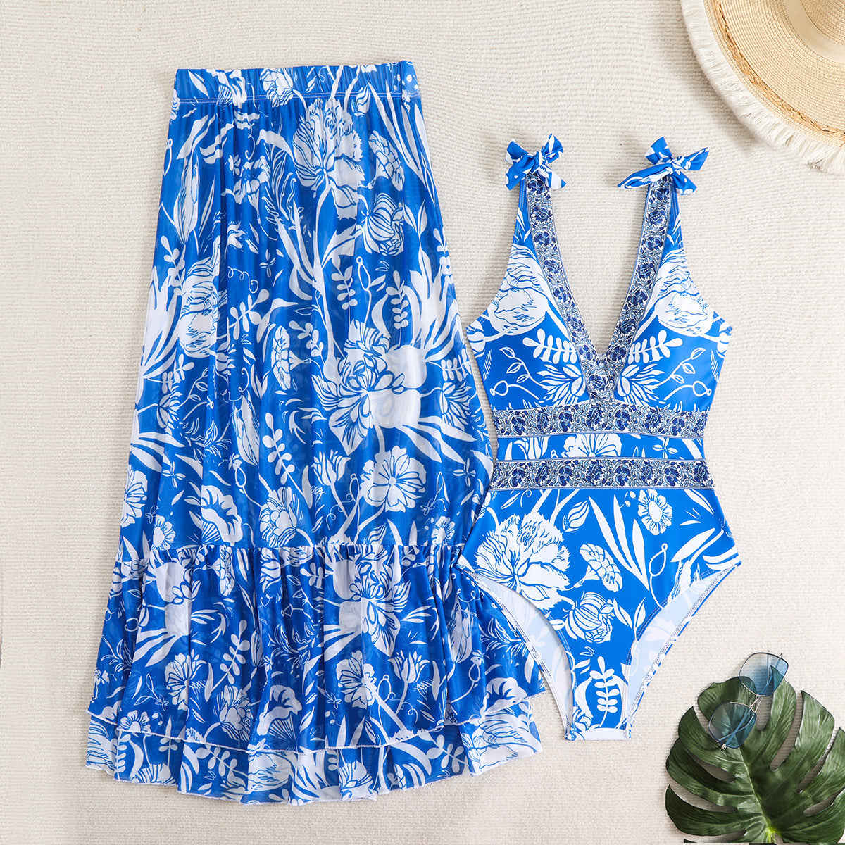 Ethnic Style One-piece Swimsuit For Women Beach Suit FitiqueFit