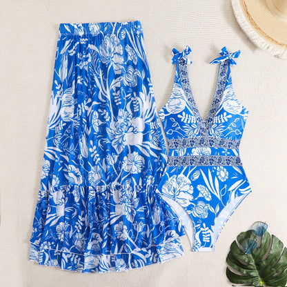Ethnic Style One-piece Swimsuit For Women Beach Suit FitiqueFit