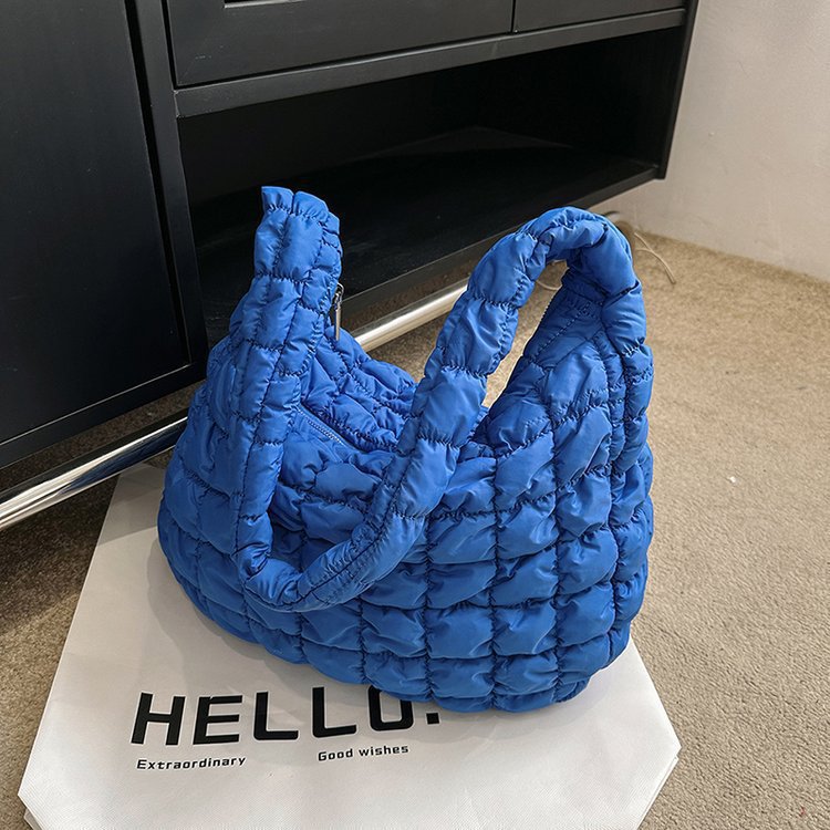 Women's Pleated Cloud Fashion Portable Dumpling Large Shoulder Bags Rirati