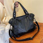Women's Retro Fashionable Simple Korean Style Large Backpacks Rirati