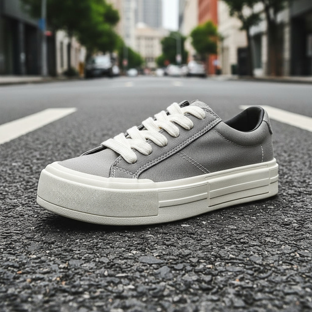 Women’s Canvas Platform Skate Shoes — Casual & Sporty Lifted Sneakers FitiqueFit