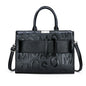 Women's Pretty Letter Pattern Portable Embossed Shoulder Bags Rirati
