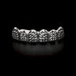 Hip-hop polished braces with gold electroplating