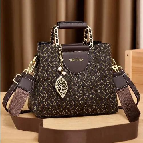 Maldives Leather Bag - Stylish Large Capacity Handbag