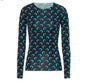 Women's Long-Sleeved Marine Moon T-Shirts & Underwear