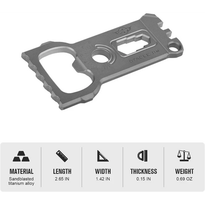 OKNIFE OTACLEJ1M Otacle J1M Titanium EDC Multi Tool VM Hardware