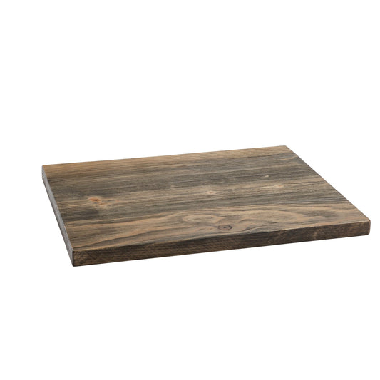 RESTORE Boulder Black Solid Wood End Tabletop PIPE DECOR