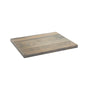 RESTORE Riverstone Grey Solid Wood End Tabletop PIPE DECOR
