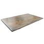 RESTORE Riverstone Grey Solid Wood Dining Tabletop PIPE DECOR