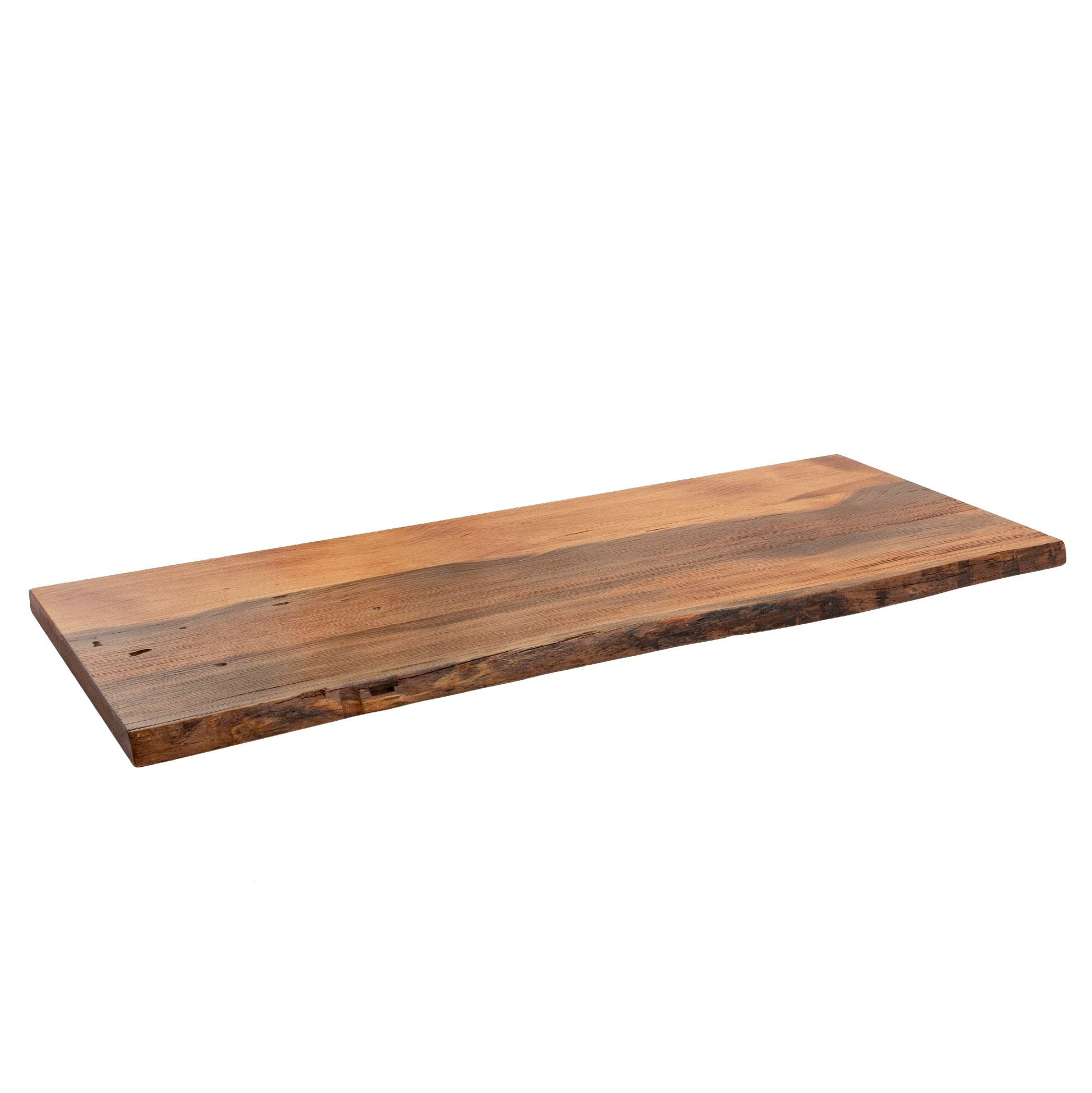 RESTORE Sunset Cedar Solid Live Edge Wood Console Tabletop PIPE DECOR