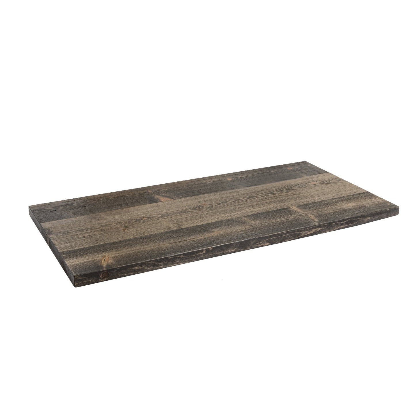 RESTORE Boulder Black Solid Wood Coffee Tabletop PIPE DECOR
