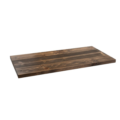 RESTORE Trail Brown Solid Wood Coffee Tabletop PIPE DECOR