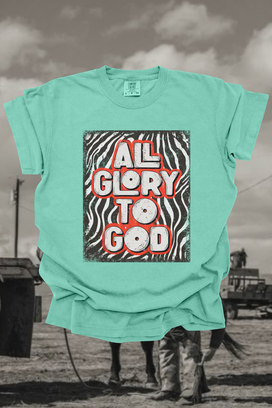All Glory To God Graphic Tee Spurs & Spades Boutique