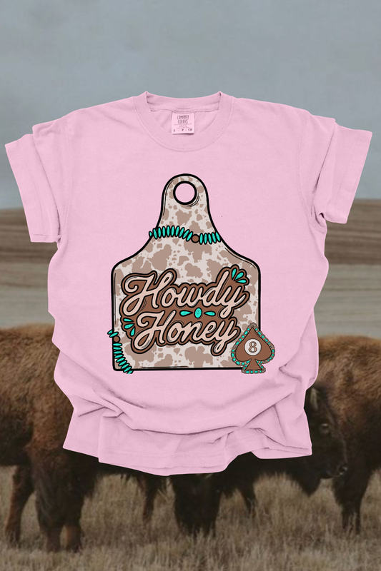 Howdy Honey Graphic Tee Spurs & Spades Boutique
