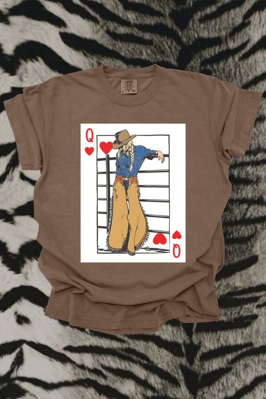 Cowgirl Queen Graphic Tee Spurs & Spades Boutique