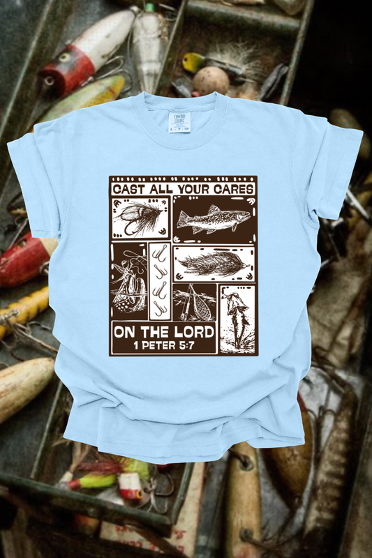 Cast Your Cares Graphic Tee Spurs & Spades Boutique