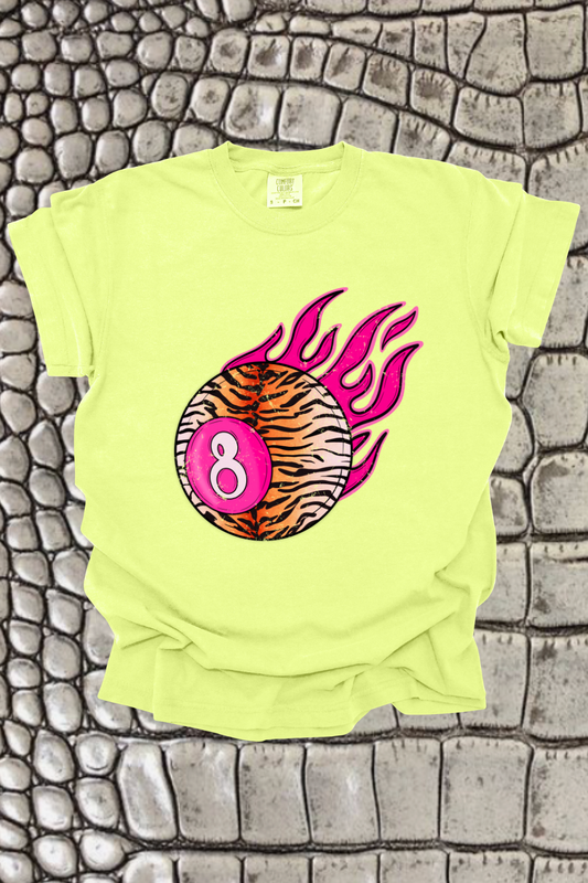 Pink 8Ball Graphic Tee Spurs & Spades Boutique
