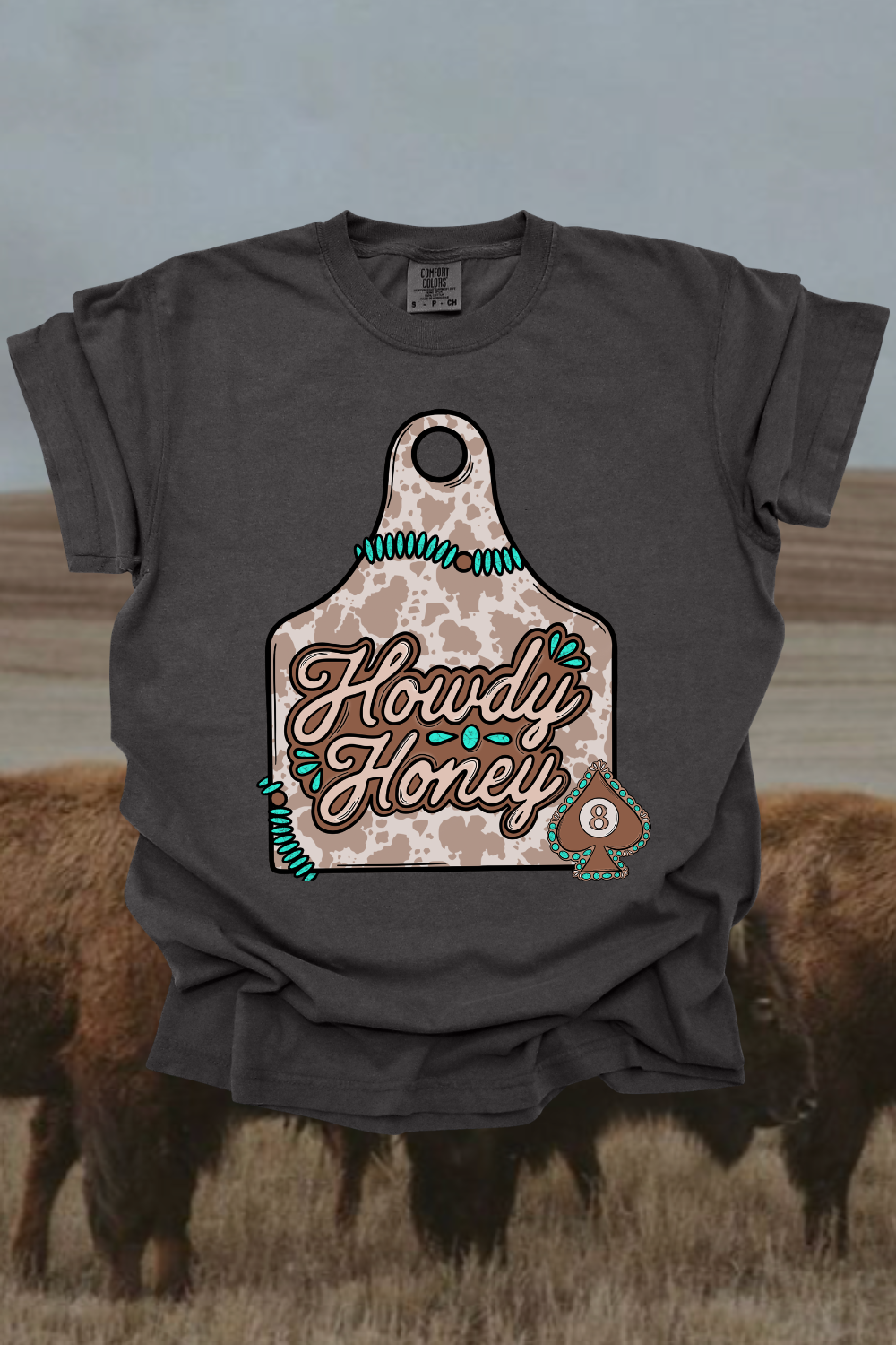Howdy Honey Graphic Tee Spurs & Spades Boutique