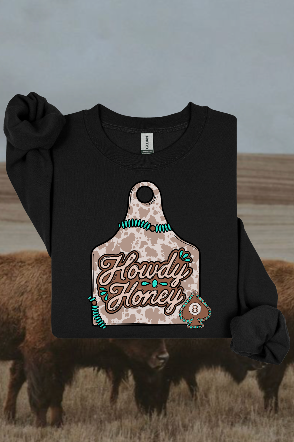 Howdy Honey Sweatshirt Spurs & Spades Boutique