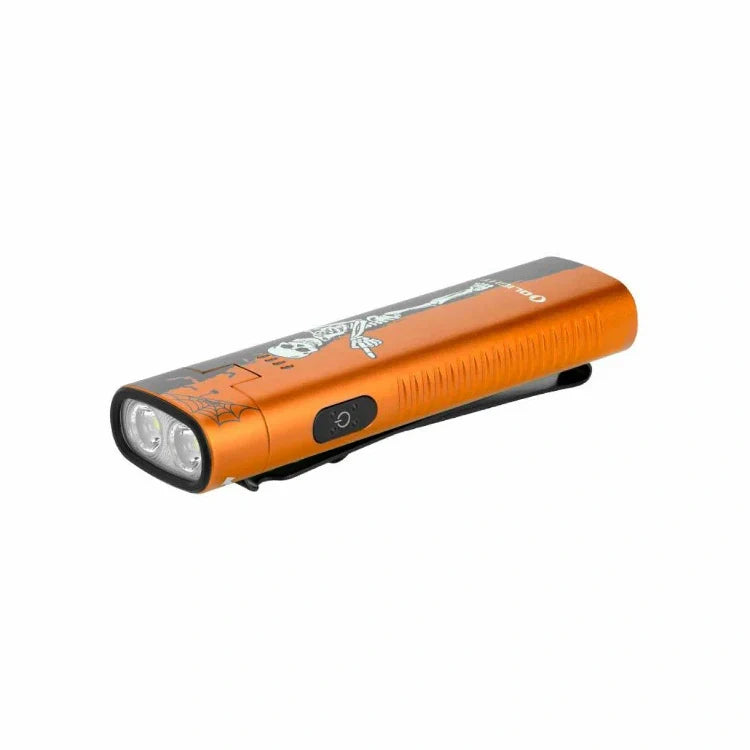 OLIGHT ARKFLEXOGSK Arkflex Adjustable Right Angle Flashlight - Orange Skeleton VM Hardware