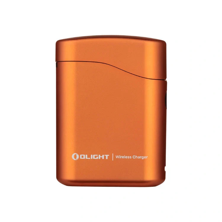 OLIGHT BATON4KITOG Baton 4 Powerful EDC Flashlight 1300 Lumens - Orange-Premium (With Charging Case) VM Hardware