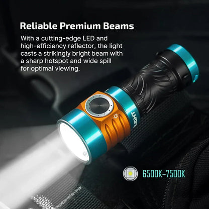 OLIGHT BATONTURBOROADSTER Baton Turbo Compact EDC Flashlight with 510m Long-Range Beam - Roadster VM Hardware